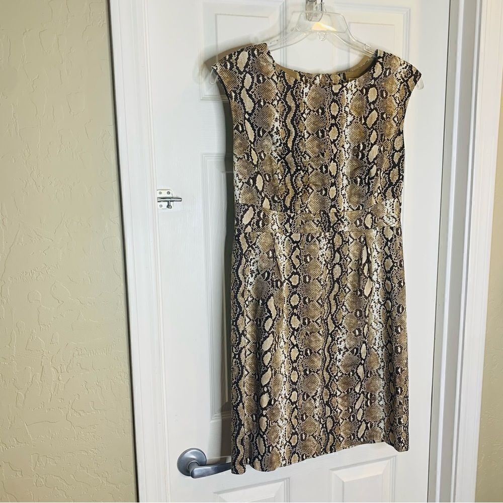 Michael Michael Kors Snakeskin Open Back Dress Si… - image 2